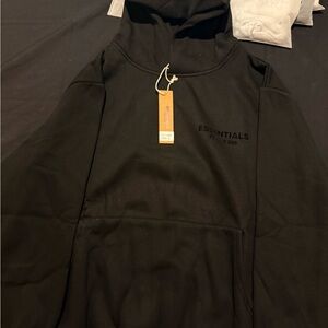 Essentials Black Hoodie Size Small Brand New